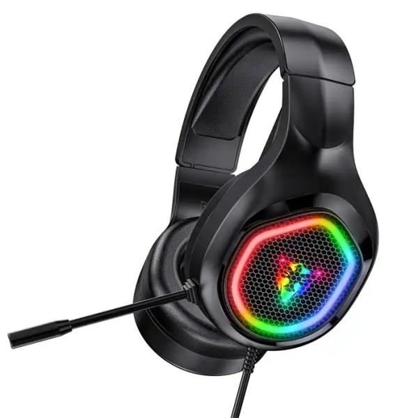 Buy G1 Wired Noise Cancelling Headphones With MIC Luminous Game Earphone at wholesale prices