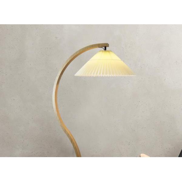 Creative Pleated Rattan Standing Lamp for bedroom living room