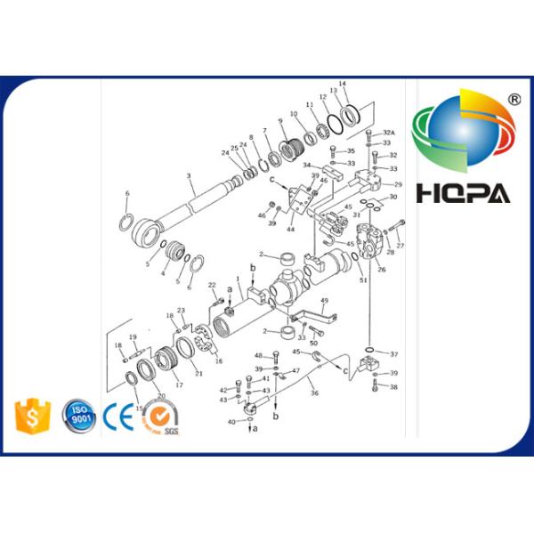 707-98-45610 7079845610 Blade Lift Cylinder Seal Kit For Komatsu D135A-1