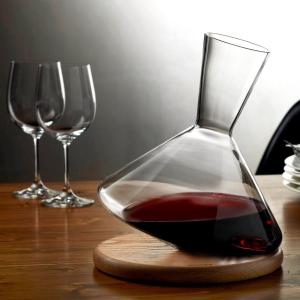 Solid Wooden Balance Wine Decanter -Pine Wooden Base only