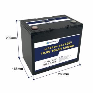 Bely Energy Rechargeable 12V 100AH LiFePo4 Battery For Communication Station RV