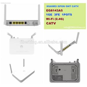 FTTH EchoLife GPON ONT ONU EG8143A5 Catv 2.4G wifi same as HG8247H5 HUAWEI CATV