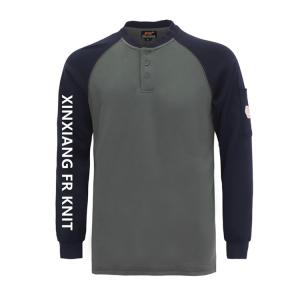 Knitted Work Nfpa2112 Fire Resistant Welding Shirts