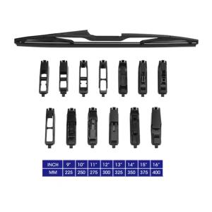 Quality Weatherproof Auto Composite Wiper High Density Rain Quiet Windshield Wipers for sale