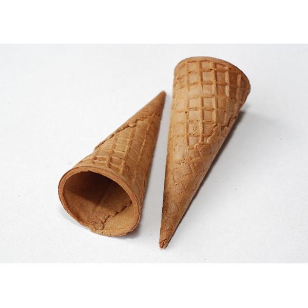 Buy Caramel Colour Sugar Cones 118mm 120mm Height With 22 ° Angle at wholesale prices
