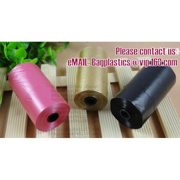 Heavy Duty Custom Biodegradable PE Dog Poop Pet Waste Bags with Disenpser, biodegradable dog poop corn bags with dispens