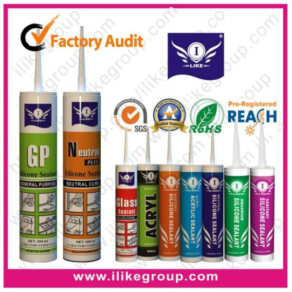 Anti Mildew Silicone Sealant (TUV, SGS, Reach)