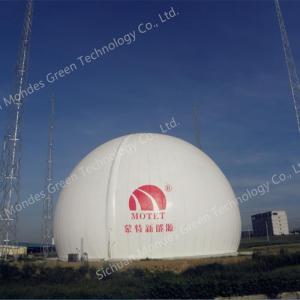 Custom Spherical Biogas Storage Tanks Double Membrane Stand Alone