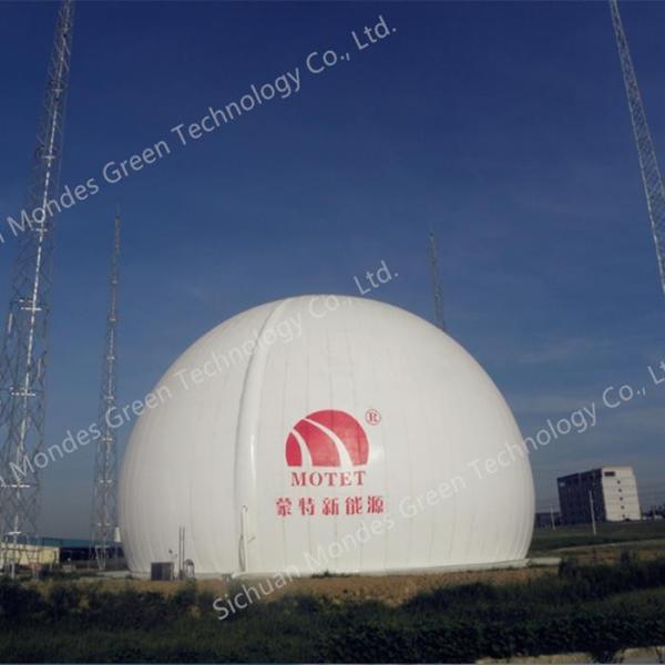 Buy Custom Spherical Biogas Storage Tanks Double Membrane Stand Alone at wholesale prices