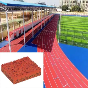 6mm Thickness Customized Athletic Running Tracks With Low Maintenance
