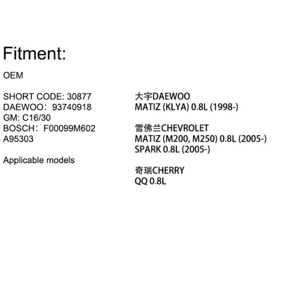 JS.BUSINESS IDLE AIR CONTROL VALVE For BUICK:EXCELLE 1.6L CHERRY OEM:734613,30877,C01430,P93740917 A95303 93740918