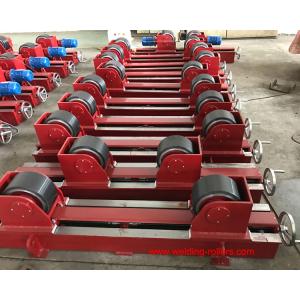 10T Conventional Pipe Welding Rotator For Pipe Butt With PU With Bolt Adjustment