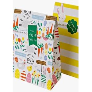 White Kraft 54*20*50cm Foldable Paper Bag