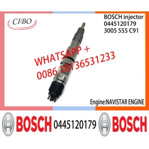 China BOSCH 0445120179 3005555C91 Neutral Fuel Injector Assembly 0445120179 3005555C91 For NAVISTAR on sale