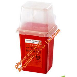 Rectangle safe sharp container, Medical Disposal Bin Sharp /Safe SharpS