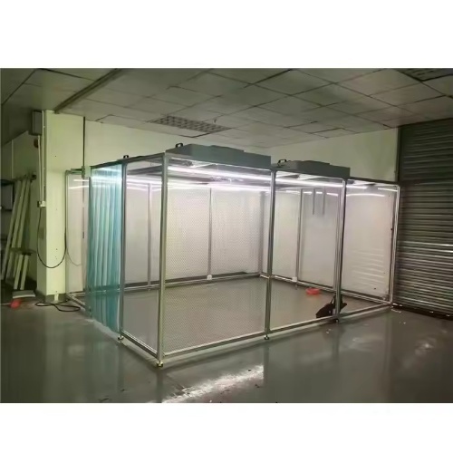 White Clean Booth Class 10-10000 Cleanliness for Superior Cleanroom Performance