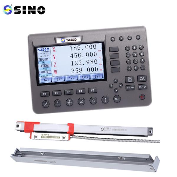Buy SDS200 DRO SINO 4-Axis Digital Readout System With Metal LCD And Linear Encoder Kit For Milling Machines at wholesale prices