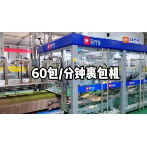 Wide Side Mechanical Stretch No Pallet Wrapping Wrap Around Case Packer Carton