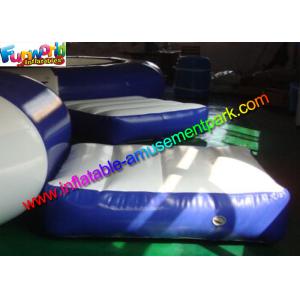 Plato Durable Inflatable Water Toys Jumping Trampoline With Small Platform