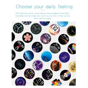 AI Medical Diagnosis Smartwatch ECG+PPG+HRV Body Temperature Heart Rate