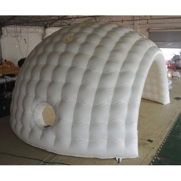 Led Lights Inflatable Air Tent , Diameter 5m Inflatable Dome Tent