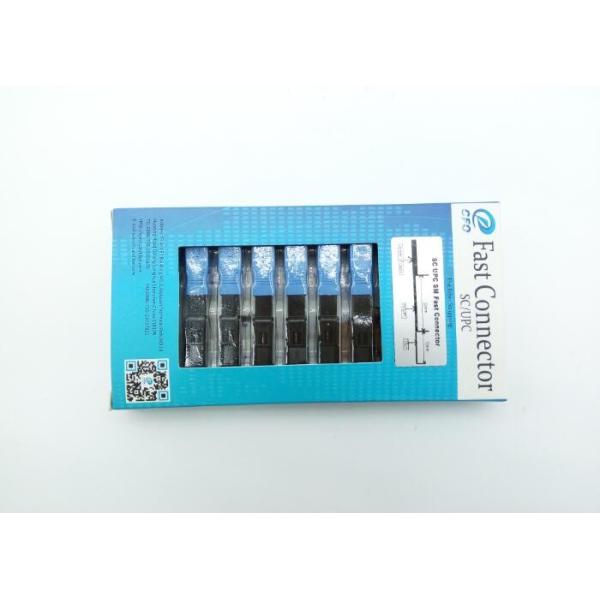 CATV Pre - Polished Fiber Connectors , Blue Field Installable Fiber Optic Connector