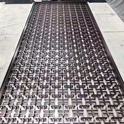 Laser Cut Metal Furniture Movable Screen Room Divider Partition