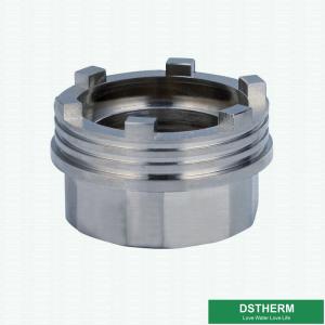 Nickel Plated Female Brass Inserts For Ppr Fittings Hexagonal Inserts Customized