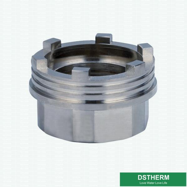 Nickel Plated Female Brass Inserts For Ppr Fittings Hexagonal Inserts Customized