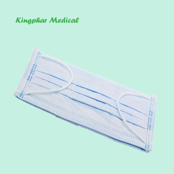 Buy Breathable BFE 99% PP 20gsm Disposable 3 Ply Face Mask at wholesale prices