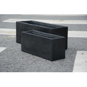 Flower / Green Plant Fiberclay Planter In Modern Style Weather Resistant