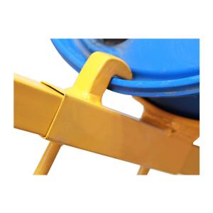 DE400 Mechanical Hand Drum Truck Standard 2 Wheel Design With Rear Bar Support