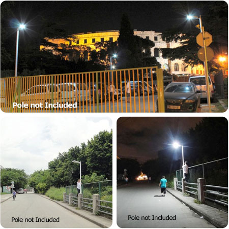 12 Watt Integrated Solar Powered Street Light