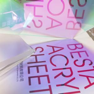 Customizable Color Flare 6mm Acrylic Sheets Pmma Diffuser Sheet