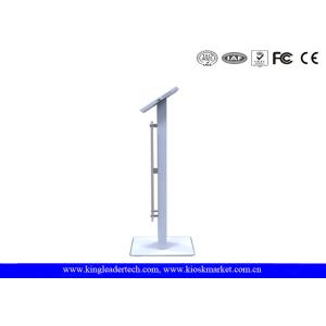 Antitheft Metal Tablet Kiosk Stand With Long Billboard For Samsung Tab 10.1