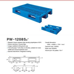 Quality 450pcs MOQ Plastic Stacking Pallet for Industrial Applications for sale