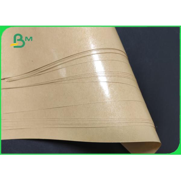 PE brown kraft paper 60gsm 80gsm PE Coated Kraft Brown 780mm Bread Packaging Bags Paper