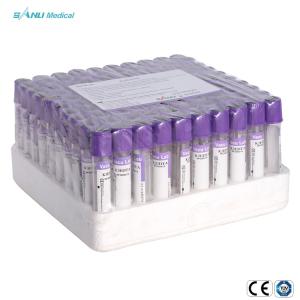Vacuum Blood Collection K2 EDTA Tubes 13x100mm