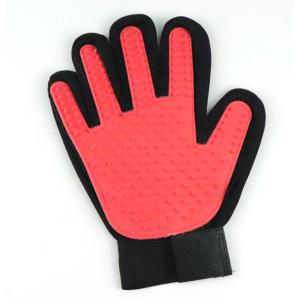 Polyester PVC Pet Grooming Tool Hair Remover Gloves Brush 56g