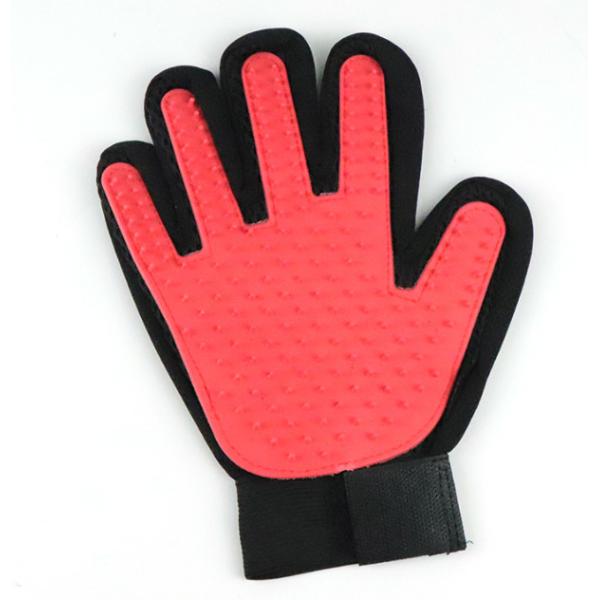 Buy Polyester PVC Pet Grooming Tool Hair Remover Gloves Brush 56g at wholesale prices