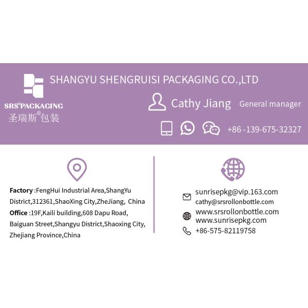 8ml Transparent Round Glass Applicator Cylinder Roller Ball Rollon Perfume Bottle