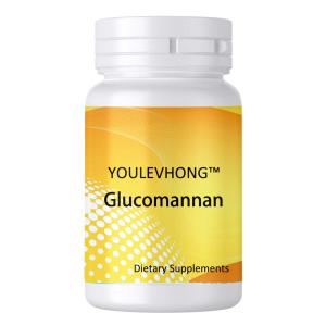 Glucomannan Supplement Capsules With Magnesium Stearate Supports Healthy