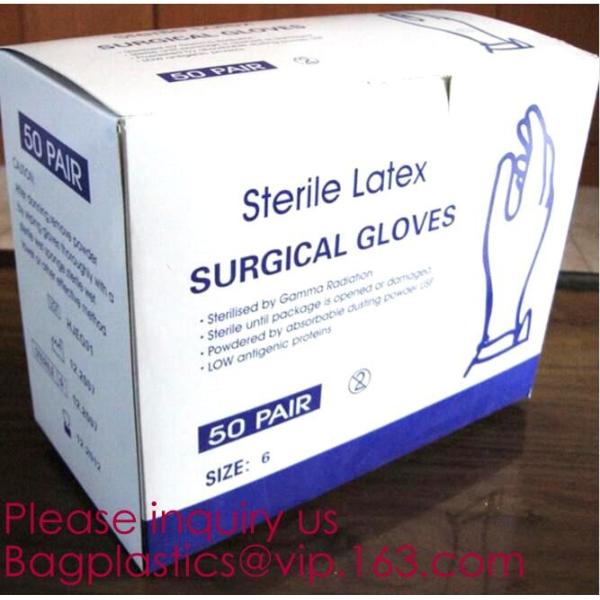 Latex Gloves Powder Free / Disposable Food Prep Cooking Gloves / Kitchen Food Service Cleaning Gloves, bagease, bagplast