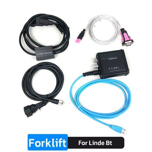 Buy V2024 For Linde BT Diagnostic Kit Linde Forklift Scanner Tool Canbox Forklift Pathfinder LSG Service Tool at wholesale prices