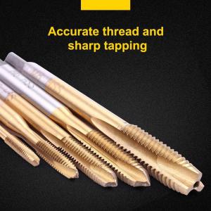 HSS 6542 Spiral Point Taps M3-M8 Titanium Coated