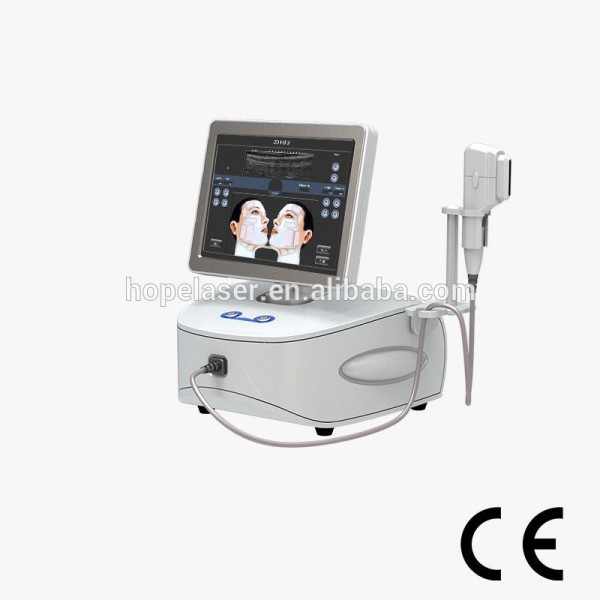 2018 low consumables hifu slimming machine Remove wrinkles on around forehead,