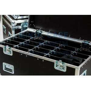 Large Capacity Aluminum Hard Transport Custom Made LED Strips Flight Case