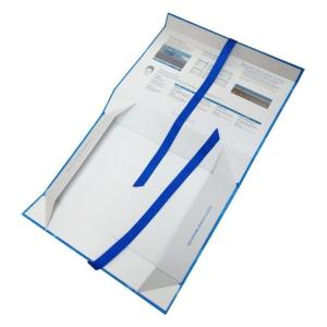 Folded Magnetic Luxury Gift Boxes Hot Stamping Pattern Paper Material ROSH