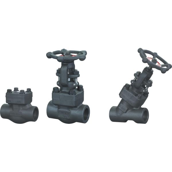 Medium Pressure Forged Steel Gate Valve NPT End , 800LB / 1500LB