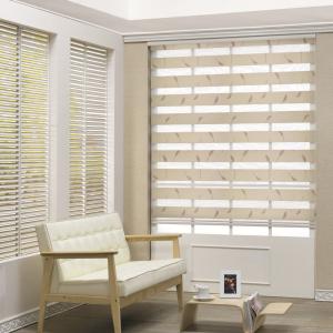 Customized Electric Smart Zebra Shading Window Blinds for Superior Shading